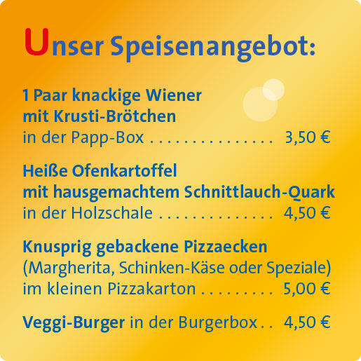 Ravensburegr Kinderwelt_Speisenangebot Bistro